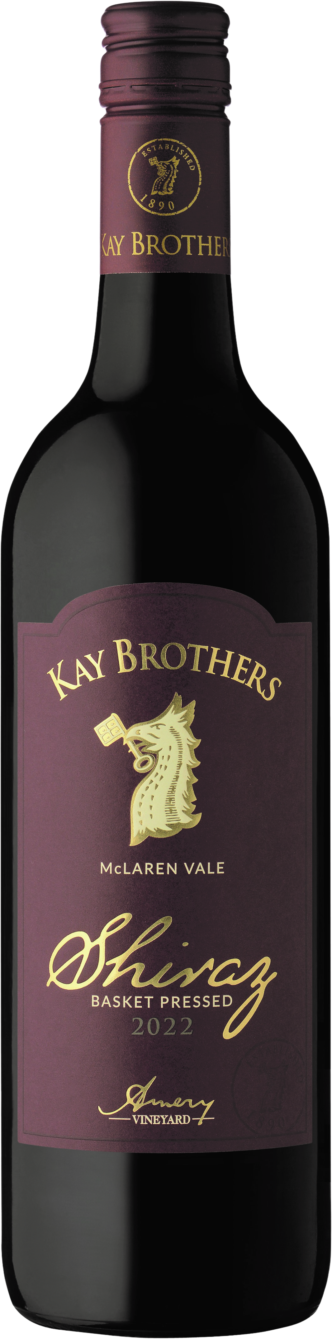 Kay Brothers Basket Pressed Shiraz 2022 McLaren Vale